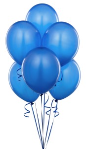 blue baloons